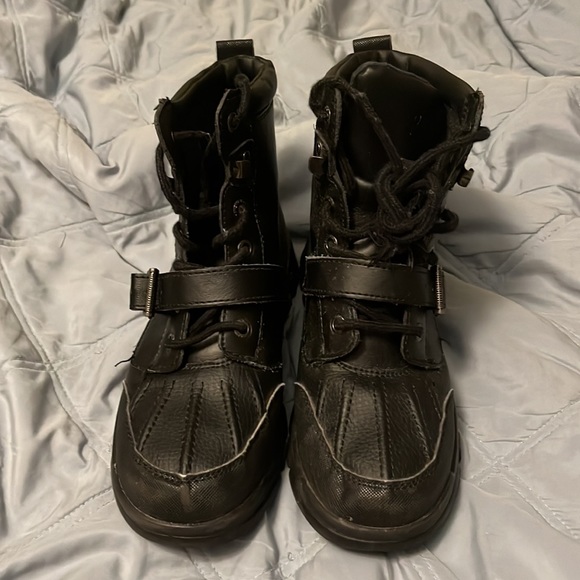 US kids 3y Polo Buckle Boots 100% authentic worn 3 times by my son - Picture 2 of 13